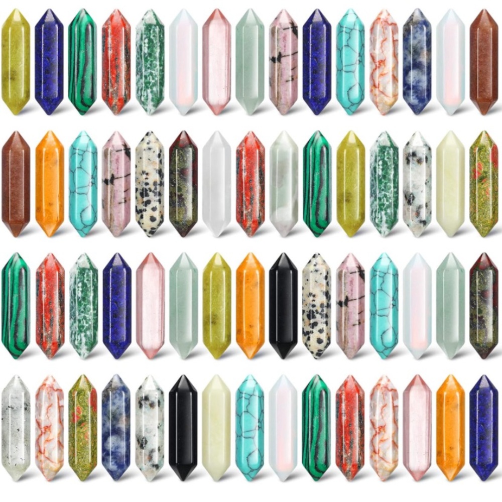 🌟NEW 60!!! Crystals: Classic Colors hexagonal stones that are beautiful!🌟